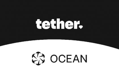 Tethers will be used to deploy hashrates in the ocean and advance decentralized Bitcoin mining infrastructure.