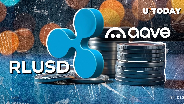 76 million rlusd tokens supplied in just a few days with aave