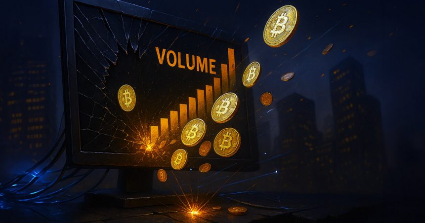 Bitcoin futures volume will surge by almost 300%, but open interest amid the volatility of the market will wanes