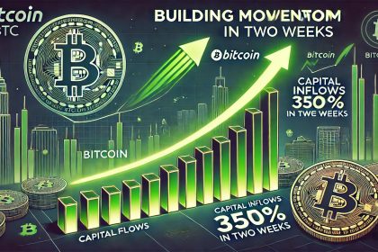 Bitcoin Indicator Signals Momentum Building – Capital Inflows Surge 350% In Two Weeks