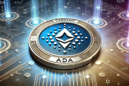 Four coins and an American flag