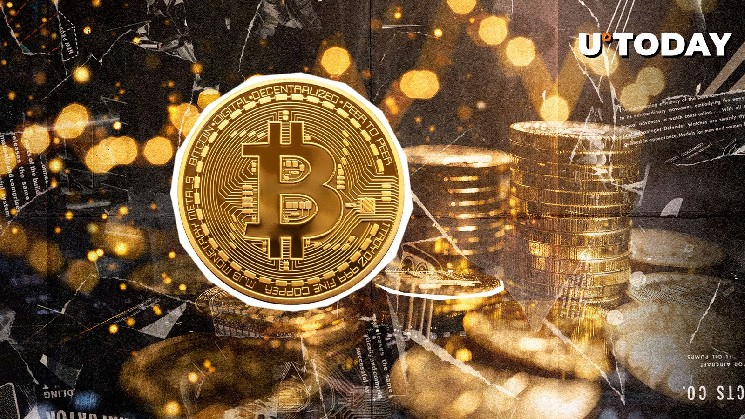 Bitcoin (BTC) Mini Gold Cross Confirmed