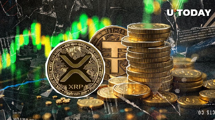 $1,200,000,000 XRP volume sends past USDT tokens with surprise flip