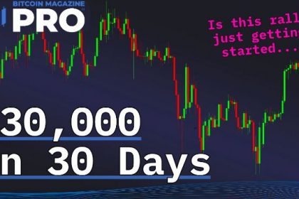 Bitcoin prices will skyrocket $30,000 in 30 days! What's next?
