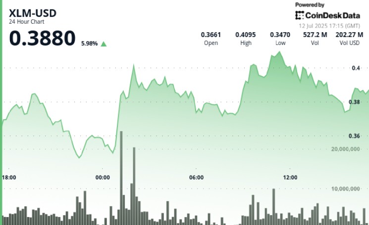 Star performance from XLM posts gains of the top 24 hours per centage between the top 20 ciphers