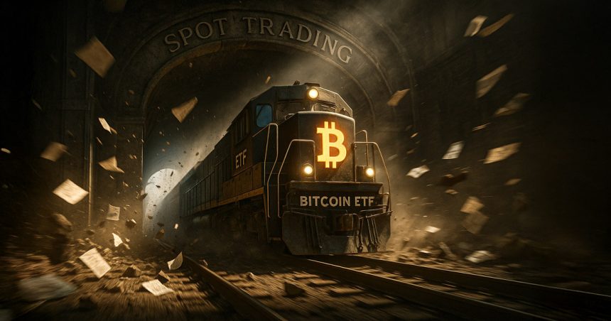 ETFs now shape bitcoin trading more than spot exchanges