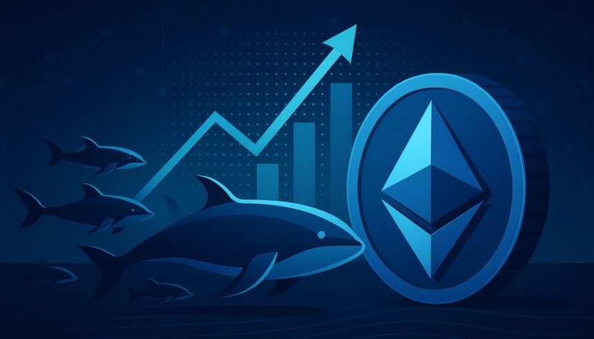Ethereum Whales Add 1.80 Million ETH In 30 Days – Massive Accumulation Trend