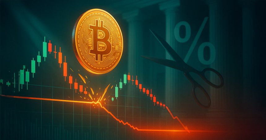 Bitcoin risks retesting $105,000 after losing key support following Fed rate reduction