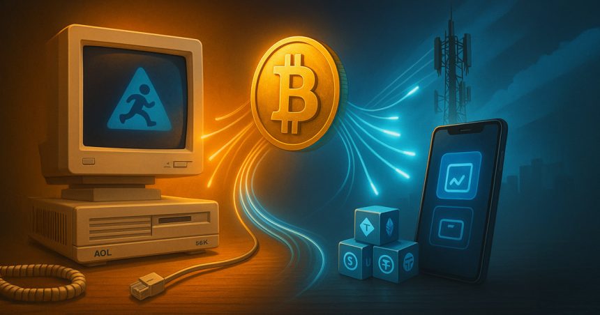 AOL finally killed the Dial-Up Internet yesterday: Will Bitcoin be exchanged too?