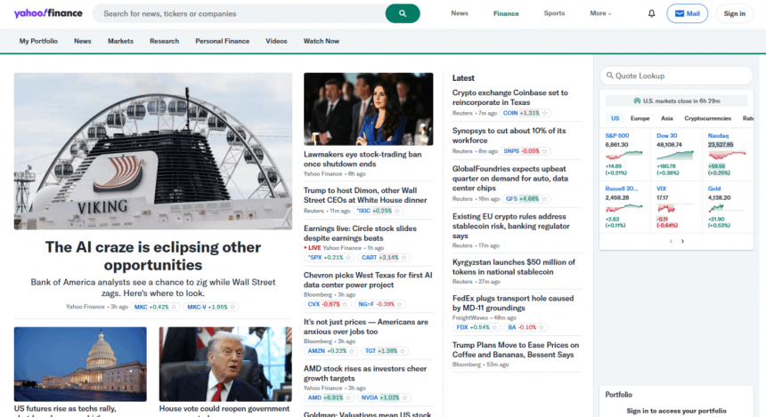 Polymarket partners with Yahoo Finance